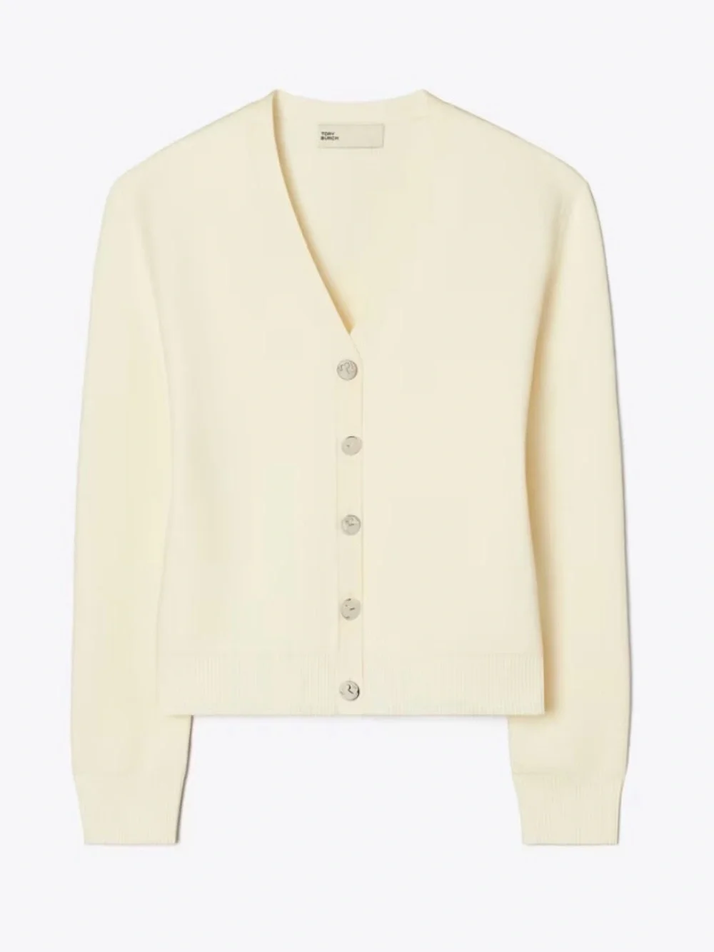 Tory Burch Simone Cardigan New Ivory XL